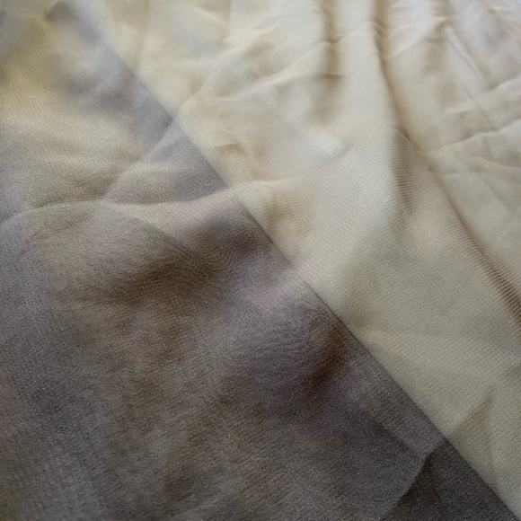 Black and White Ombré Long Skirt - Picture 3 of 5